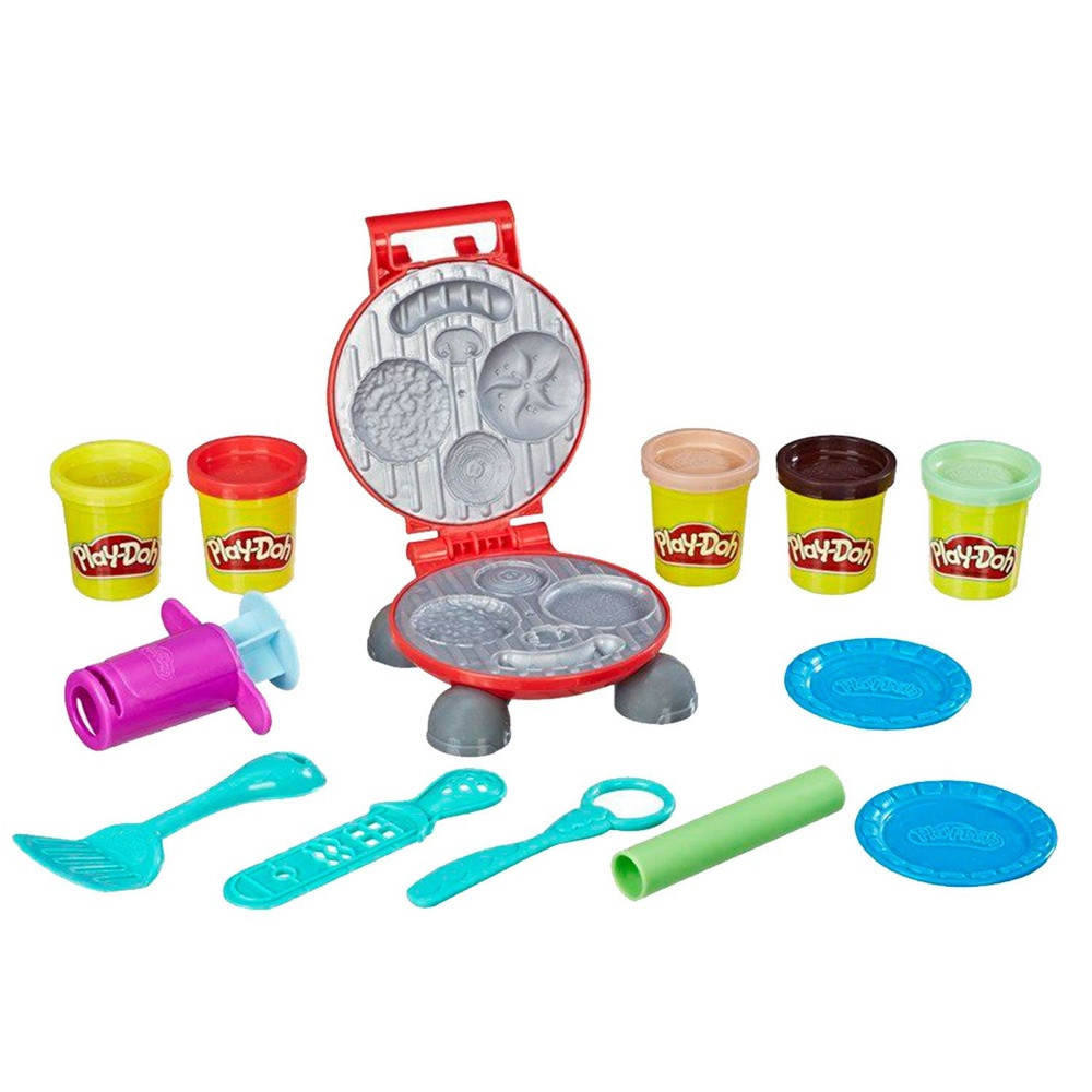 Набор для лепки PLAY-DOH( аналог ) БУРГЕР и БАРБЕКЮ B5521 - фото 2 - id-p174962304