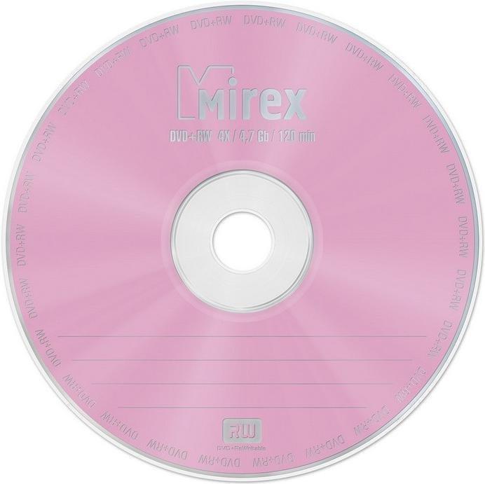 Диск DVD+RW 4,7GB 4x Mirex