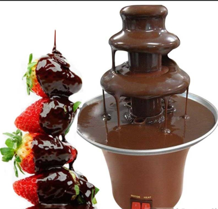 Шоколадный фонтан фондю Chocolate Fondue Fountain Mini, фото 1