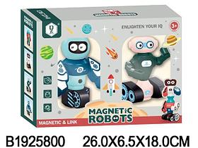 Магнитный конструктор (14деталей) "Космические роботы-3"(26х6,5х18 см, в коробке) (арт. 1925800)