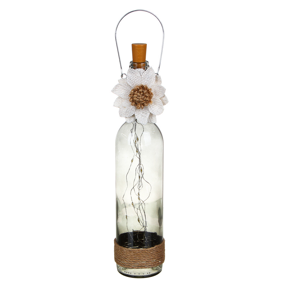 Светильник декоративный бутылка с гирляндой - фото 3 - id-p174995608