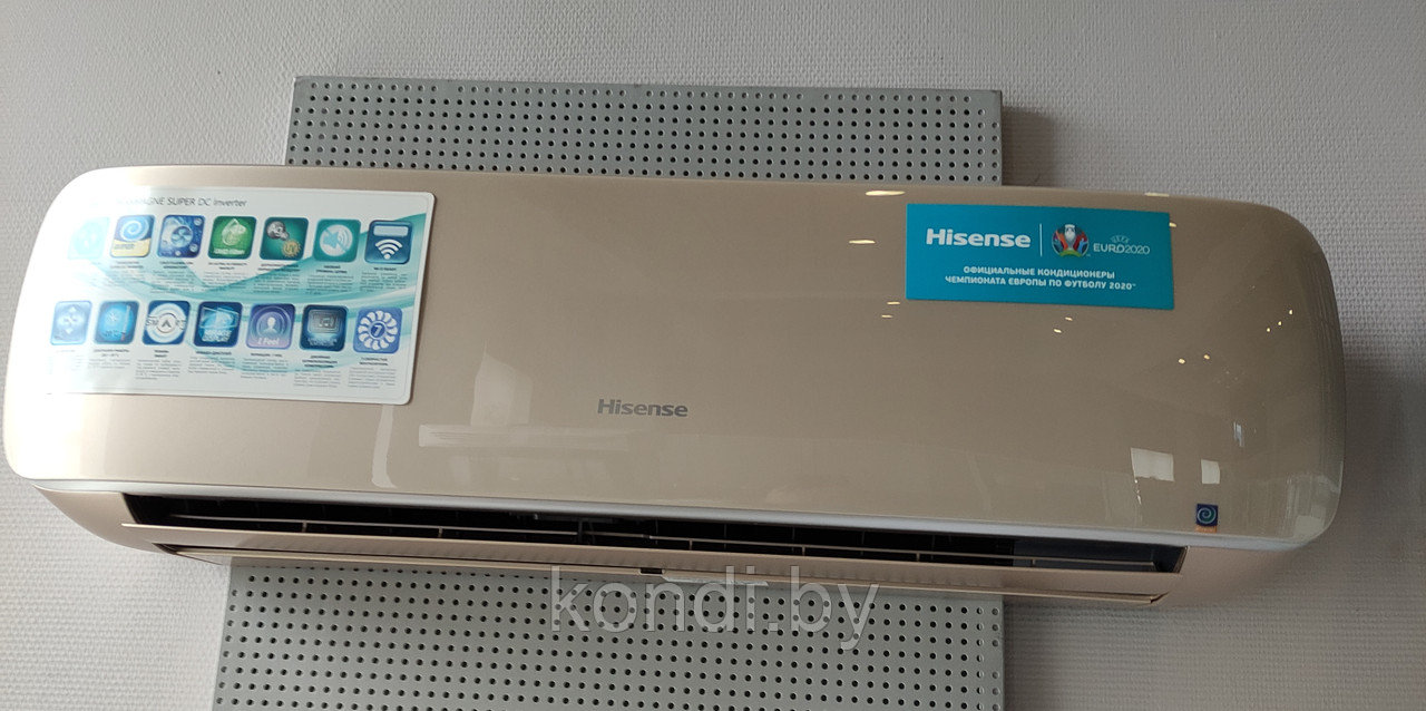 Кондиционер Hisense AS-13UW4SVETG157G(C) Premium Champagne Super DC Inverter - фото 1 - id-p45417352