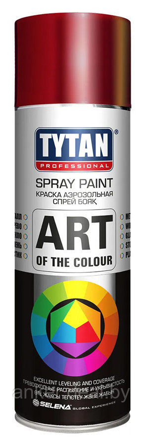 Краска аэрозольная Tytan Professional Art 400 мл красное вино RAL3005 - фото 1 - id-p174996367