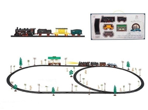 Железная дорога "Classic train", 72 предмета, свет/звук, длина 430 см, арт. 1215B-5