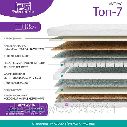 Матрас Топ-7 Фабрика сна 140х200