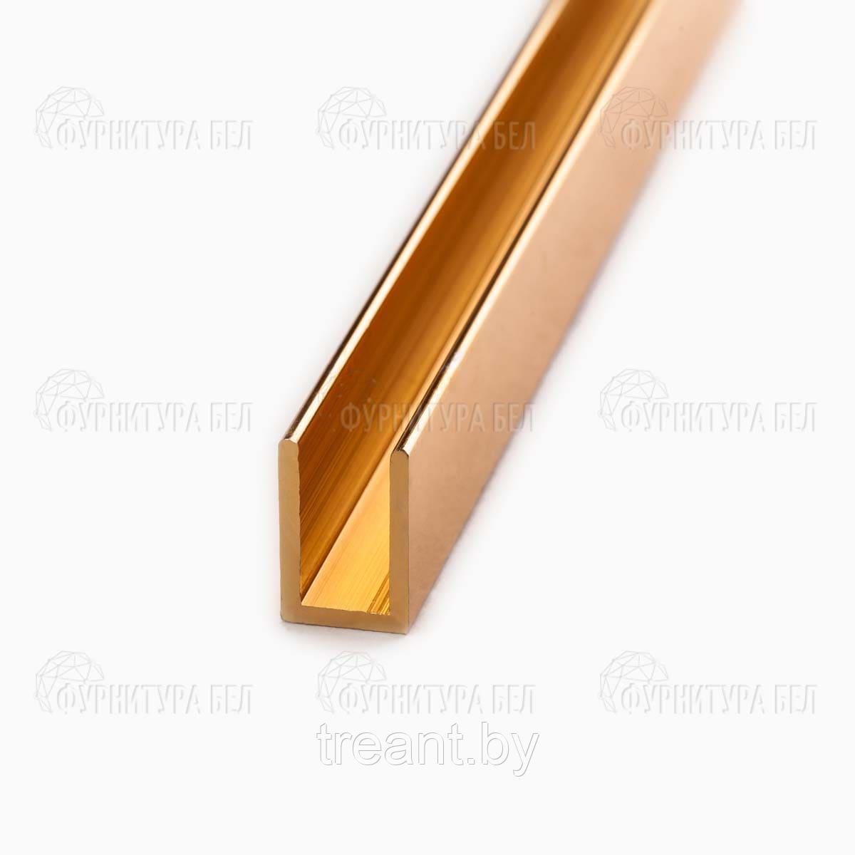 Профиль П-образный 12.5*19мм PP 2756 (Покрытие:GOLD (под золото), Длина изделия (мм):2200)