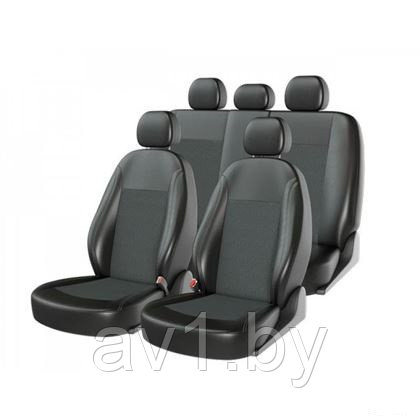 Чехлы модельные Lada Largus (2012-2021) 7 мест / "Norma" / 2-ой ряд - спинка и сиденье 40/60 / 3-й ряд - фото 2 - id-p174364863