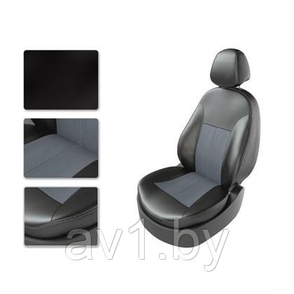 Чехлы модельные Lada Largus (2012-2021) 7 мест / "Norma" / 2-ой ряд - спинка и сиденье 40/60 / 3-й ряд - фото 3 - id-p174364863