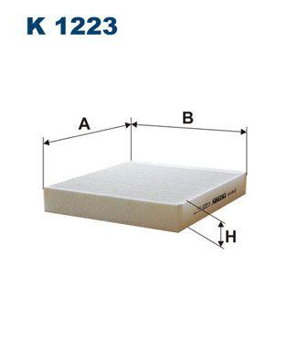 K 1223A FILTRON фильтр салона! угольный\ Opel Astra 1.4-2.0 09>/Insignia 1.6-2.8 08> - фото 2 - id-p175004299