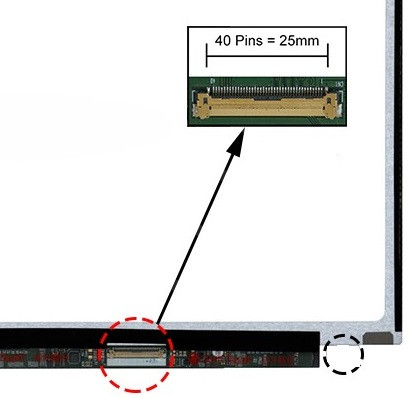Матрица (экран) для ноутбука Chunghwa CLAA156WA11A 15,6, 40 pin Stnd, 1366x768 - фото 2 - id-p175008143
