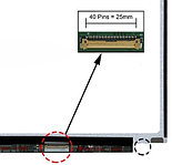 Матрица (экран) для ноутбука BOE HT156WXB 15,6, 40 pin Stnd, 1366x768, фото 2