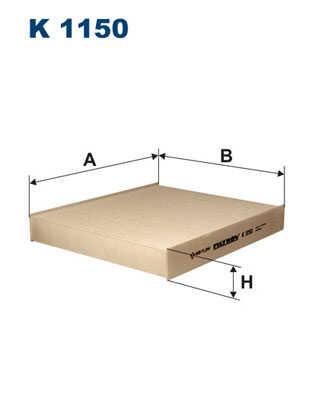 K 1150 FILTRON фильтр салона!\ Ford Focus, Volvo S40/S80/C30/V50 1.4-3.2/D/TDCi 04> - фото 1 - id-p175015141