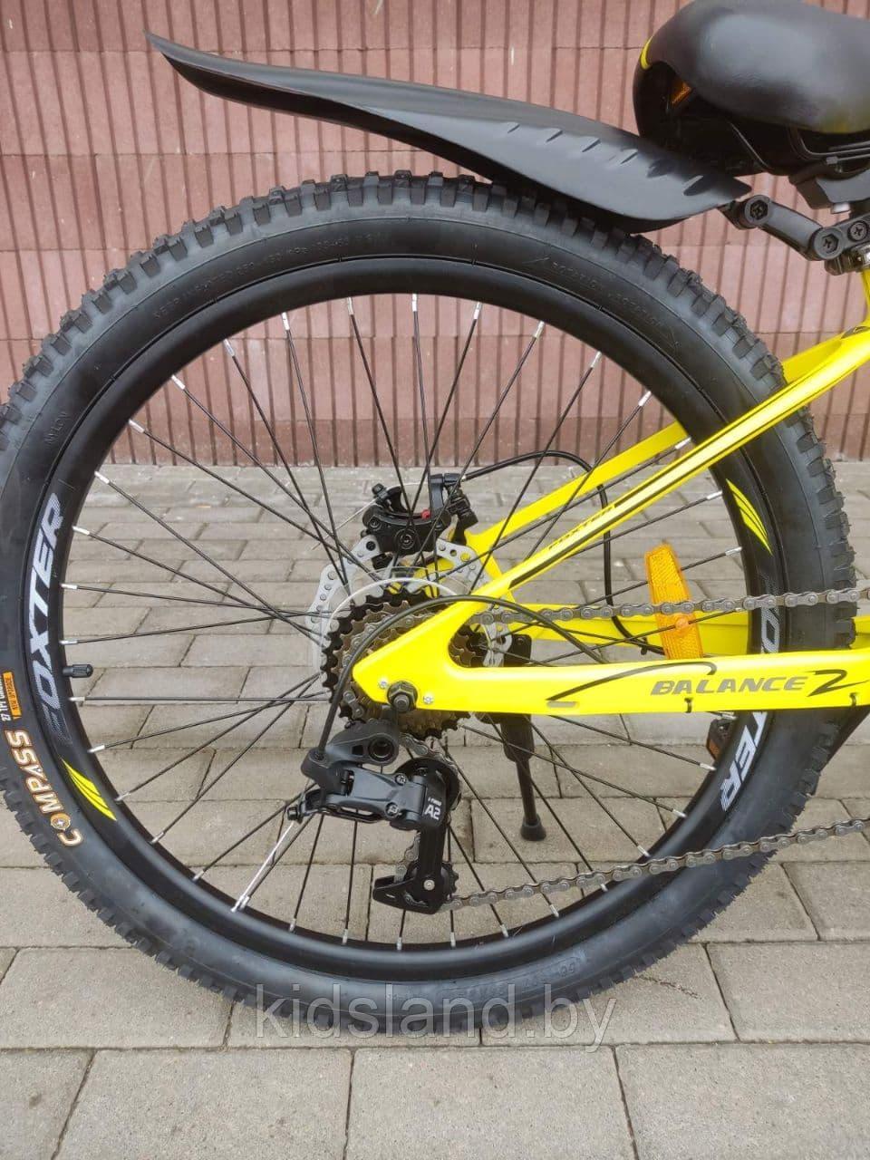 Велосипед Foxter Balance 2.1 24 D" (желтый) - фото 7 - id-p175015278