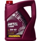 Моторное масло Mannol DIESEL TURBO 5W-40 5л - фото 1 - id-p167508120