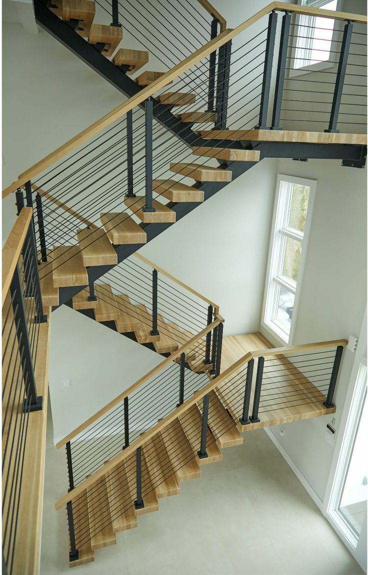 Лестницы межэтажные на монокосоуре металлическом модель 146 - фото 1 - id-p175042728