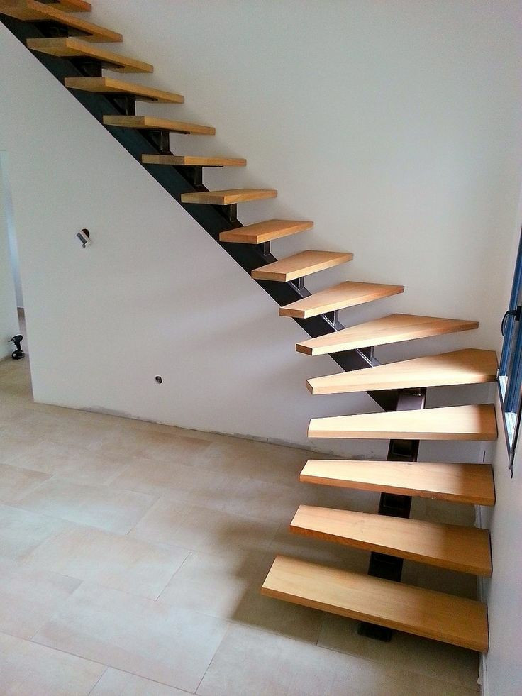 Лестница на монокаркасе, каркас для лестницы модель 134