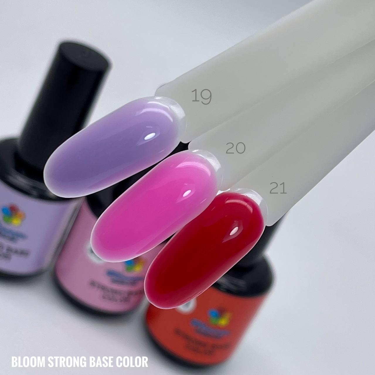 База жесткая Bloom STRONG BASE COLOR 19, 15 мл - фото 2 - id-p175047722