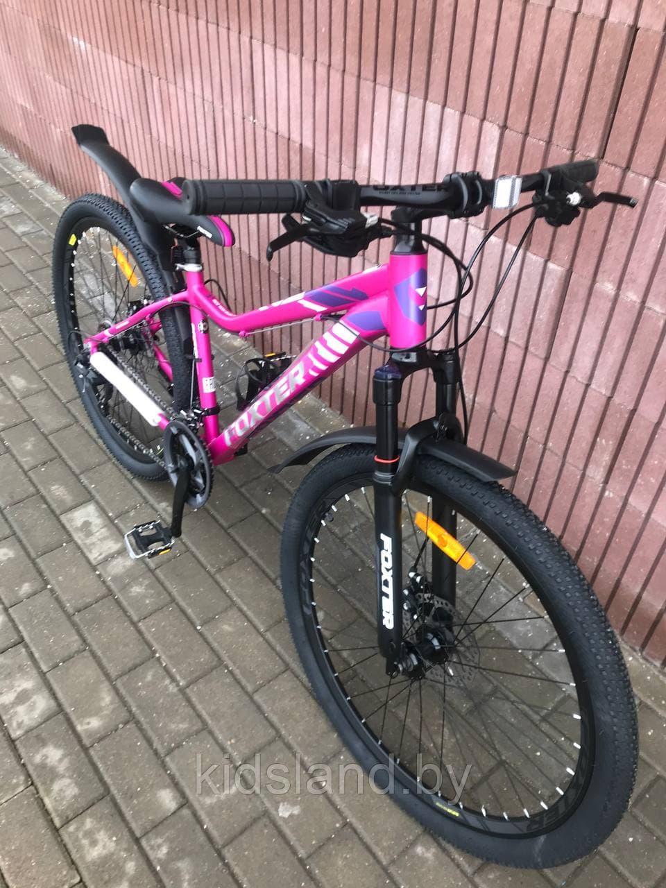 Велосипед Foxter Poison 27.5D (розовый) - фото 2 - id-p175051620