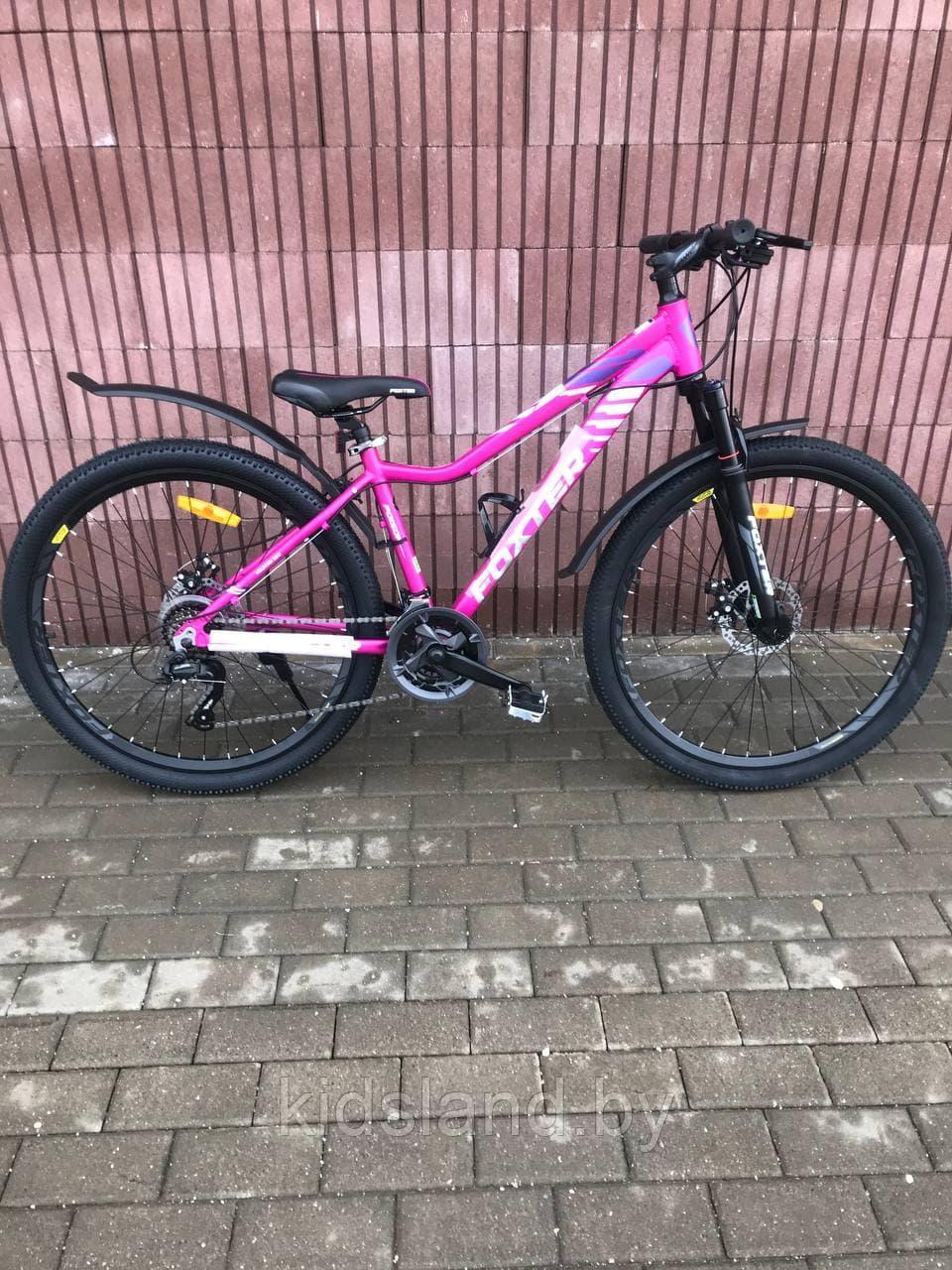 Велосипед Foxter Poison 27.5D (розовый) - фото 1 - id-p175051620