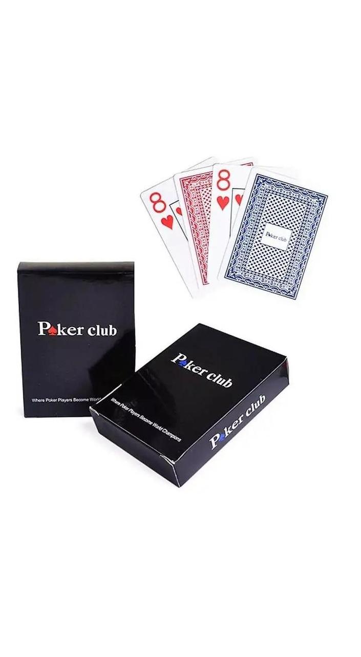 Колода игральных карт Poker Club (100% пластик) 1 колода - фото 2 - id-p34623296