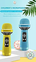 Микрофон-колонка для караоке LY198 (Зелёный)