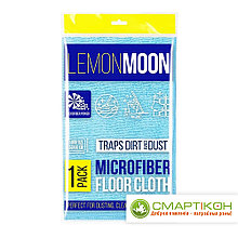 Тряпка из микрофибры Lemon Moon 50 х 60 см 250 г/м2 голубая M250F3.