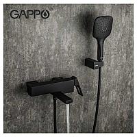 Смеситель для ванны Gappo G3217-6 черный