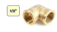 Угольник латунный 1/2" (ВР-ВР) General Fittings