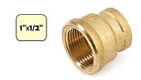 Муфта латунная 1"х1/2" переходная (ВР-ВР) General Fittings