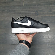 Кроссовки Nike Air Force 1 Low Black White Gum, фото 2