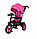 Детский трехколесный велосипед trike super formula, колеса 12\10 розовый (Bluetooth и USB выход), фото 2