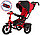 Детский трехколесный велосипед trike super formula, колеса 12\10 красный (Bluetooth и USB выход), фото 2