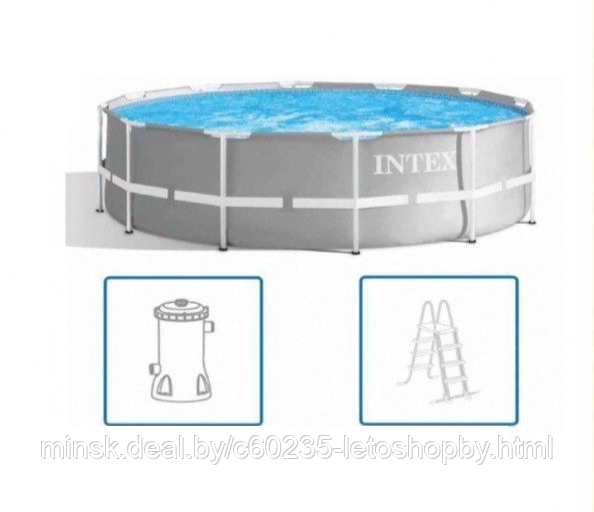 Каркасный бассейн Intex 26716 Prism Frame Pool 366*99 см