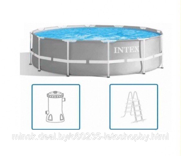 Каркасный бассейн Intex 26716 Prism Frame Pool 366*99 см - фото 1 - id-p175119191