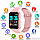 Умные часы Smart Bracelet Health Steward Розовый корпус розовый браслет, фото 5