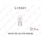 Автомобильная лампа LynxAuto W21W 1шт (L15521)