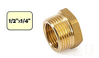 Футорка латунная 1/2"х1/4" (НР-ВР) General Fittings