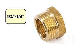 Футорка латунная 1/2"х1/4" (НР-ВР) General Fittings