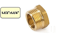 Футорка латунная 1 1/2"х1 1/4" (НР-ВР) General Fittings