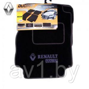 Коврики ворсовые Renault Clio III (2005-2012) / Renault Captur EUR (2013-) / Рено Клио III / Каптюр (Duomat) - фото 1 - id-p174363977
