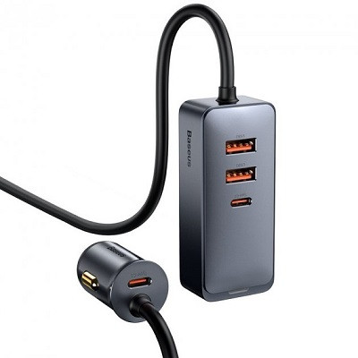 Автомобильное зарядное устройство Baseus CCBT-A0G Share Together PPS multi-port Fast charging car charger 2 - фото 3 - id-p175160785