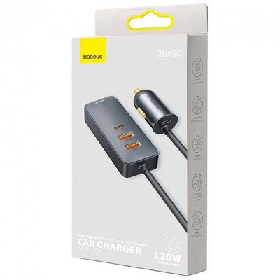 Автомобильное зарядное устройство Baseus CCBT-A0G Share Together PPS multi-port Fast charging car charger 2 - фото 7 - id-p175160785