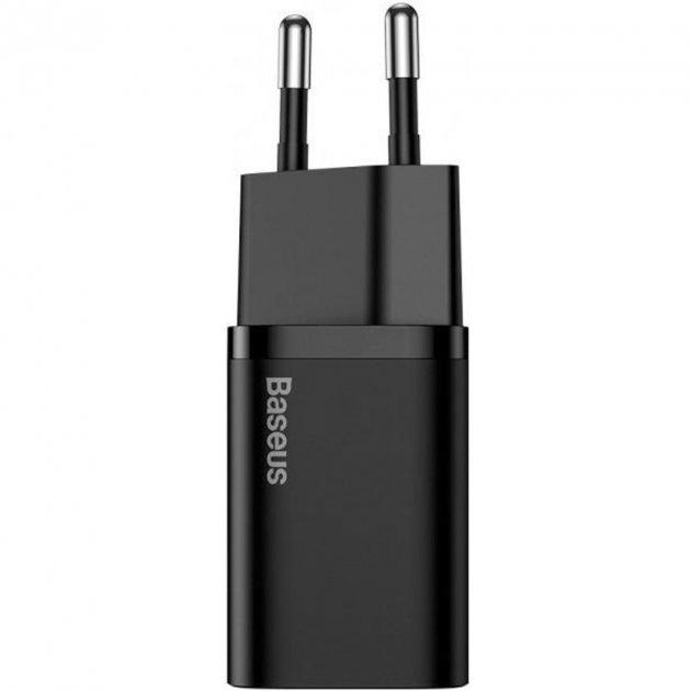 Сетевое зарядное устройство Baseus CCSUP-J01 Super Si Pro Quick Charger Type-C 30W черное - фото 2 - id-p175160788