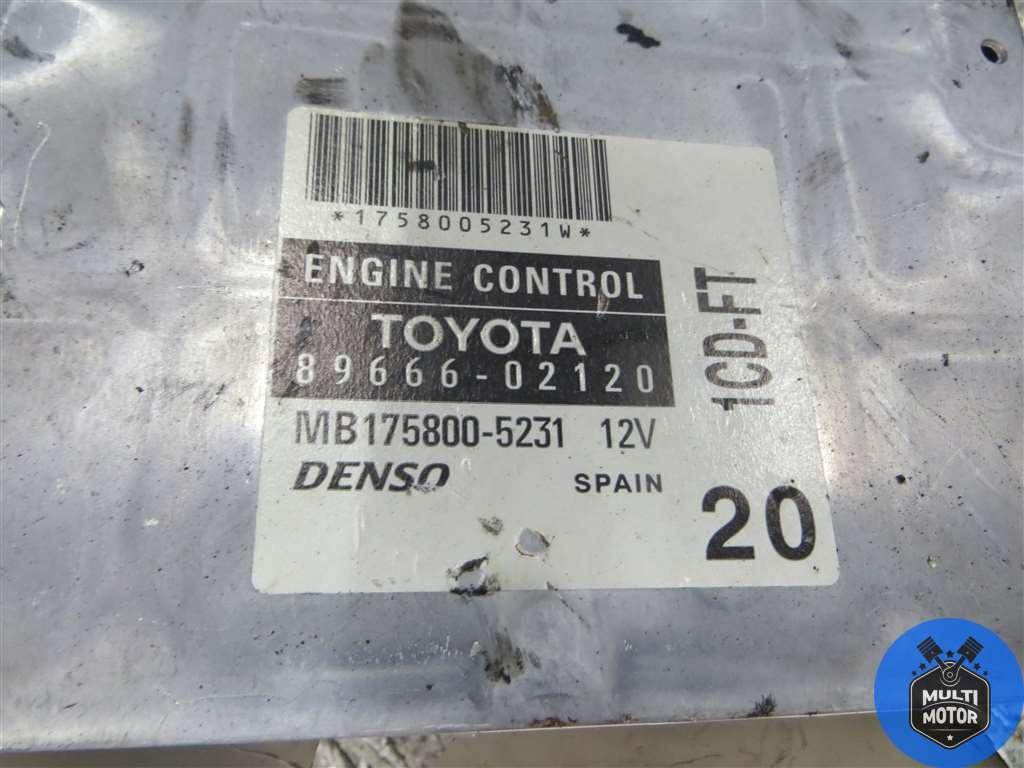 Блок управления двигателем TOYOTA COROLLA E12 (2001 - 2007 г.в.) 2.0 D-4D 1CD-FTV - 90 Лс 2003 г. - фото 4 - id-p175132233