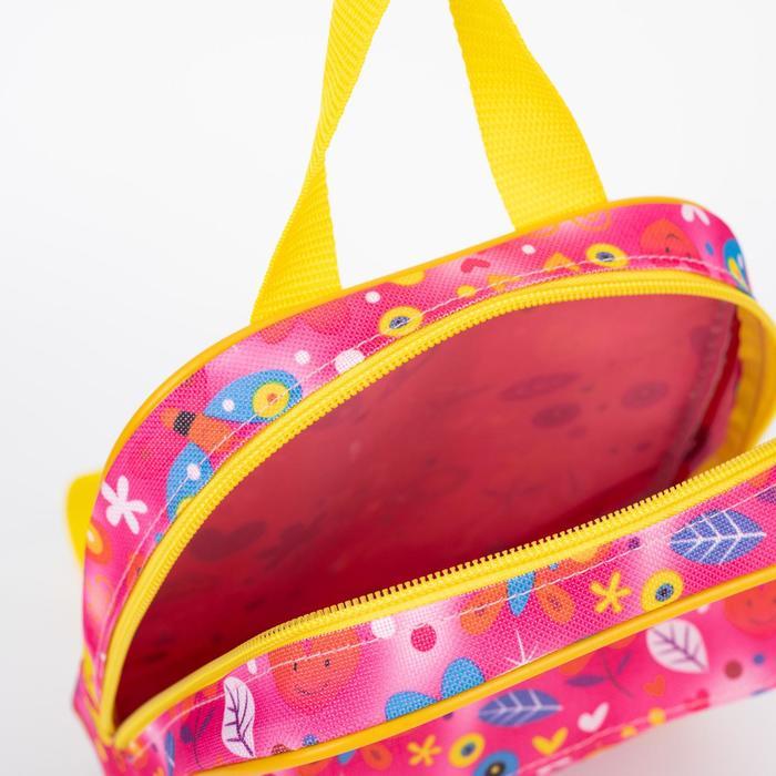Рюкзак на молнии, цвет розовый - фото 5 - id-p175161338