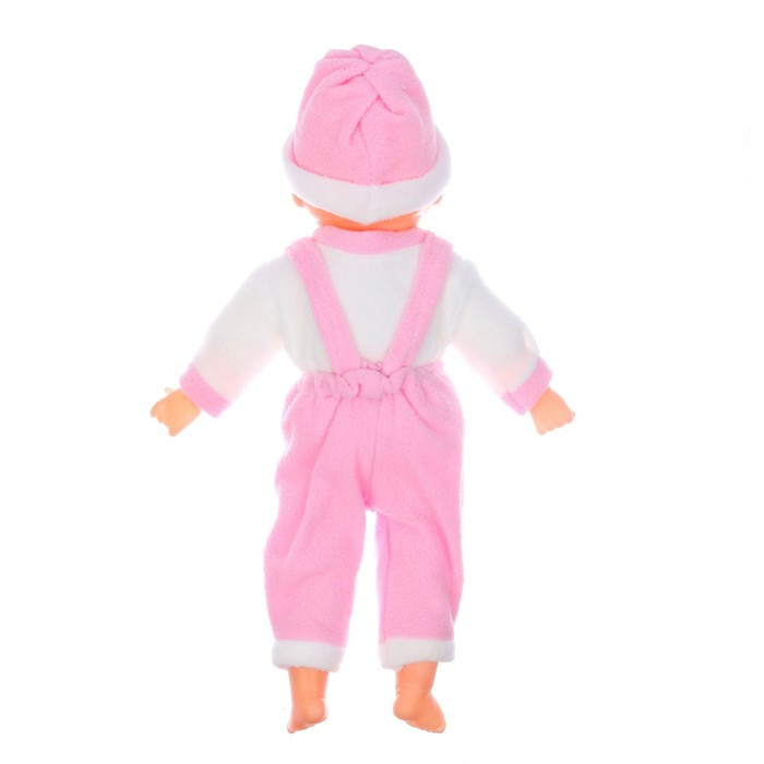 Мягкая игрушка «Кукла», розовый костюм, хохочет - фото 2 - id-p174591989