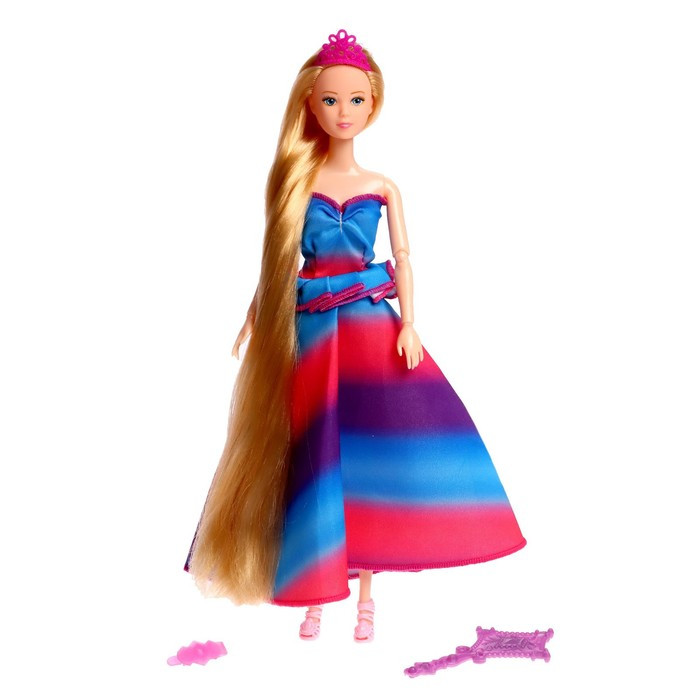 Кукла-модель «Елена» шарнирная, в пышном платье, с аксессуарами, МИКС - фото 2 - id-p175162111