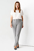 Женские осенние серые деловые брюки Панда 25760w серый 48р.