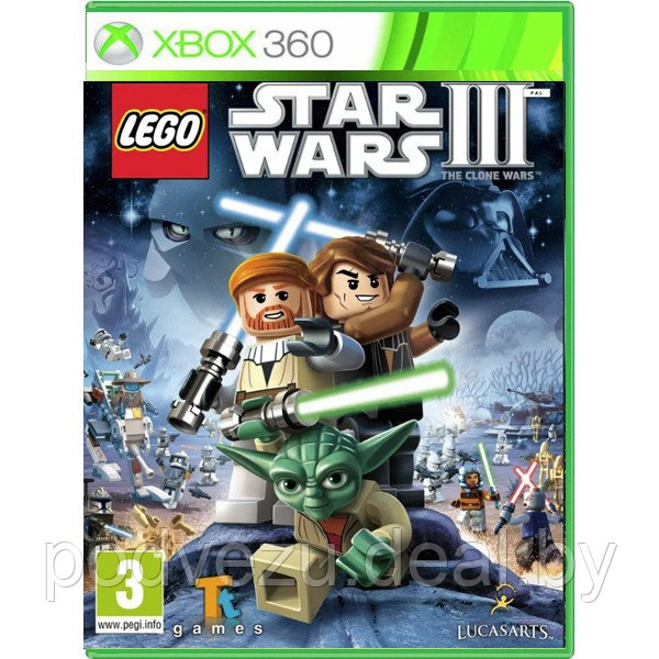 LEGO: STAR WARS 3 The Clone Wars (Русская версия) (LT 3.0 Xbox 360) - фото 1 - id-p175168362