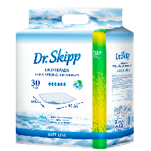 Пеленки гигиенические впитывающие Dr.Skipp Soft line 60х90 см. (30 шт.)